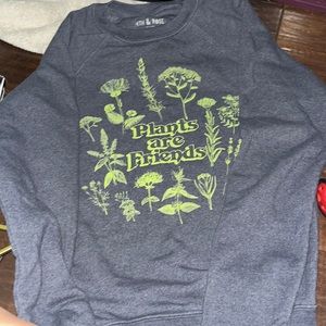 plants are friends sweatshirt